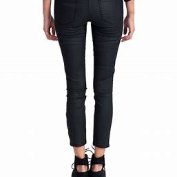 NWOT-Express black shinny ankle legging jean